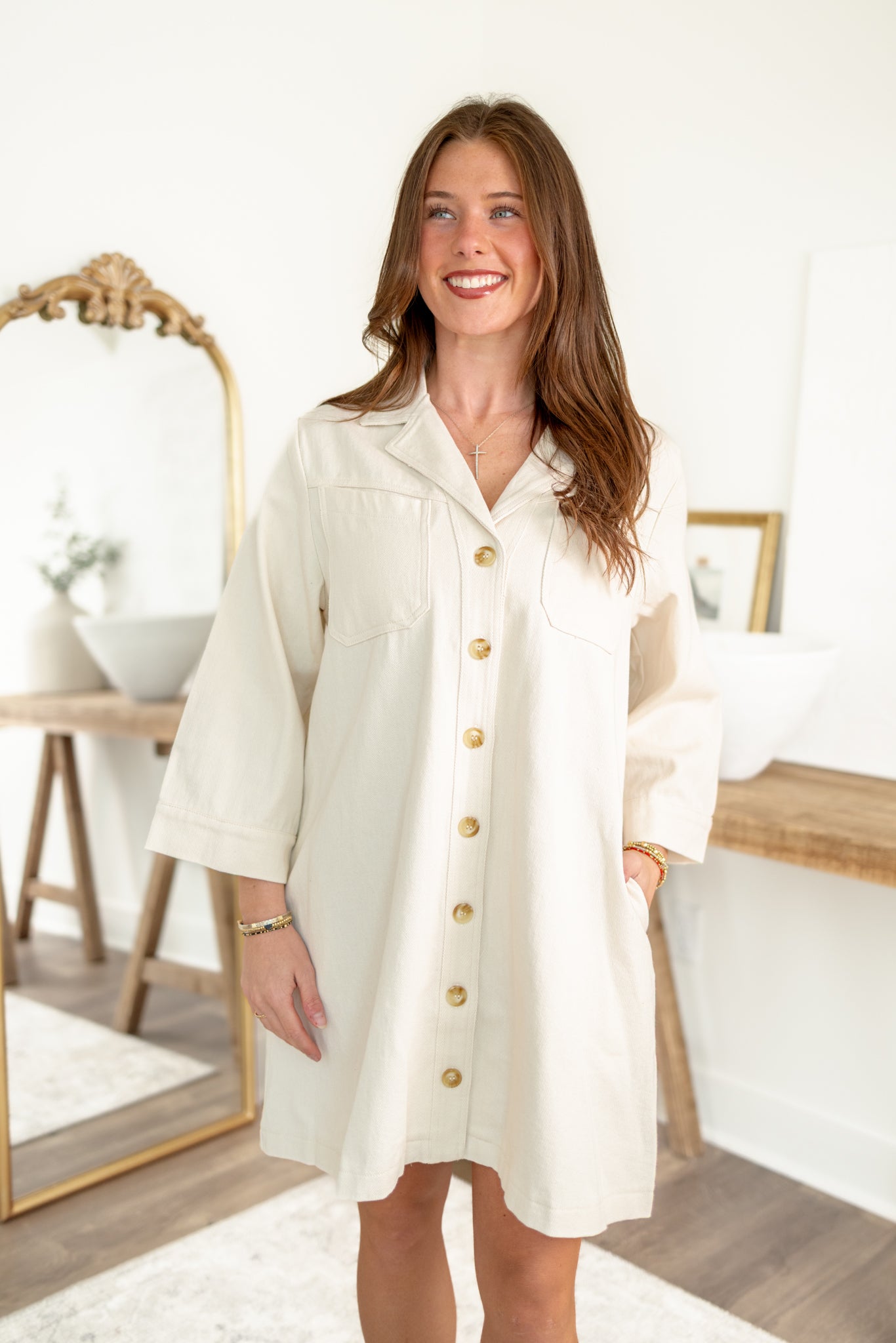 Roslyn Denim Dress