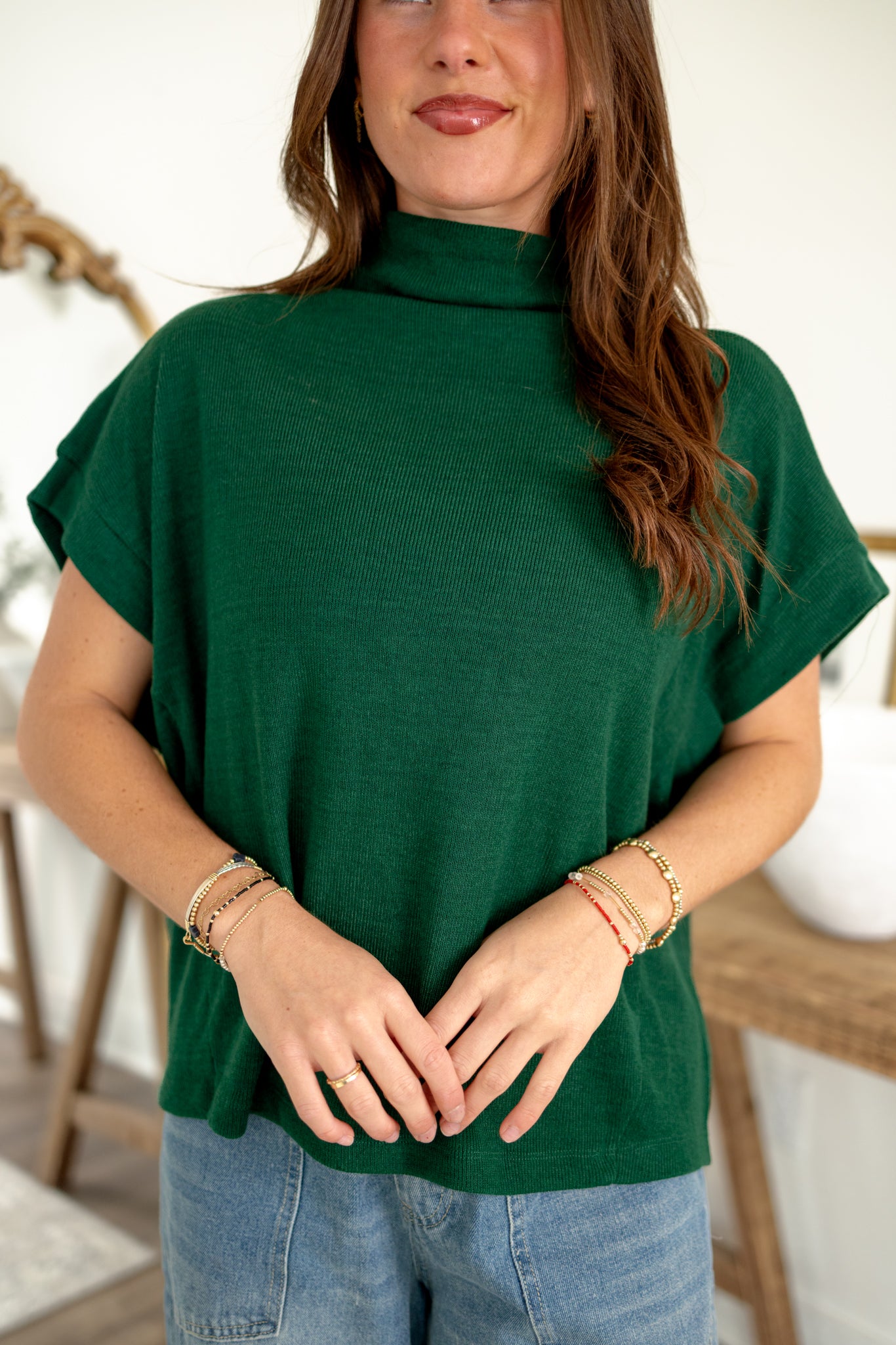 Rowan Knit Top | Hunter