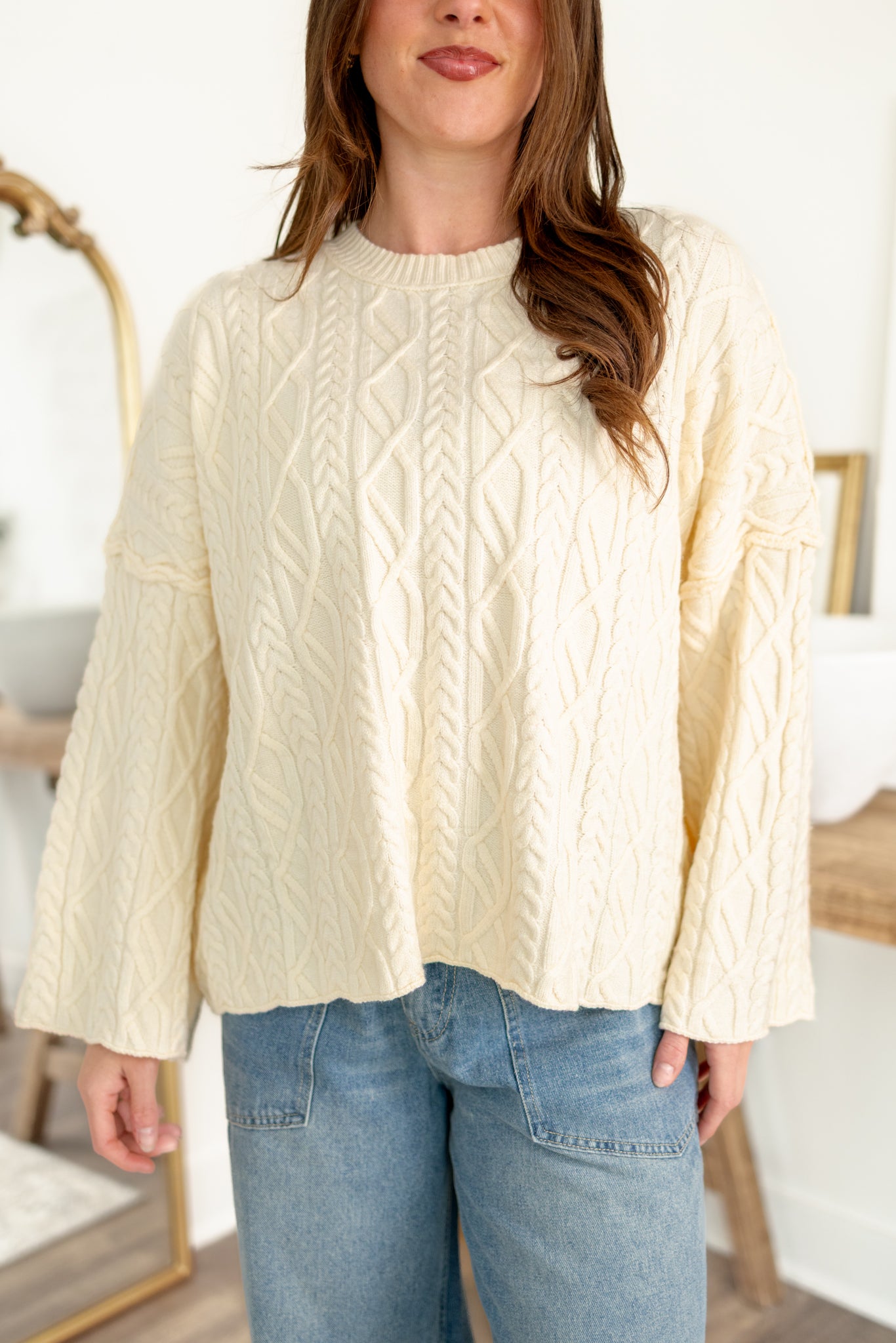 Claire Cable Knit Sweater