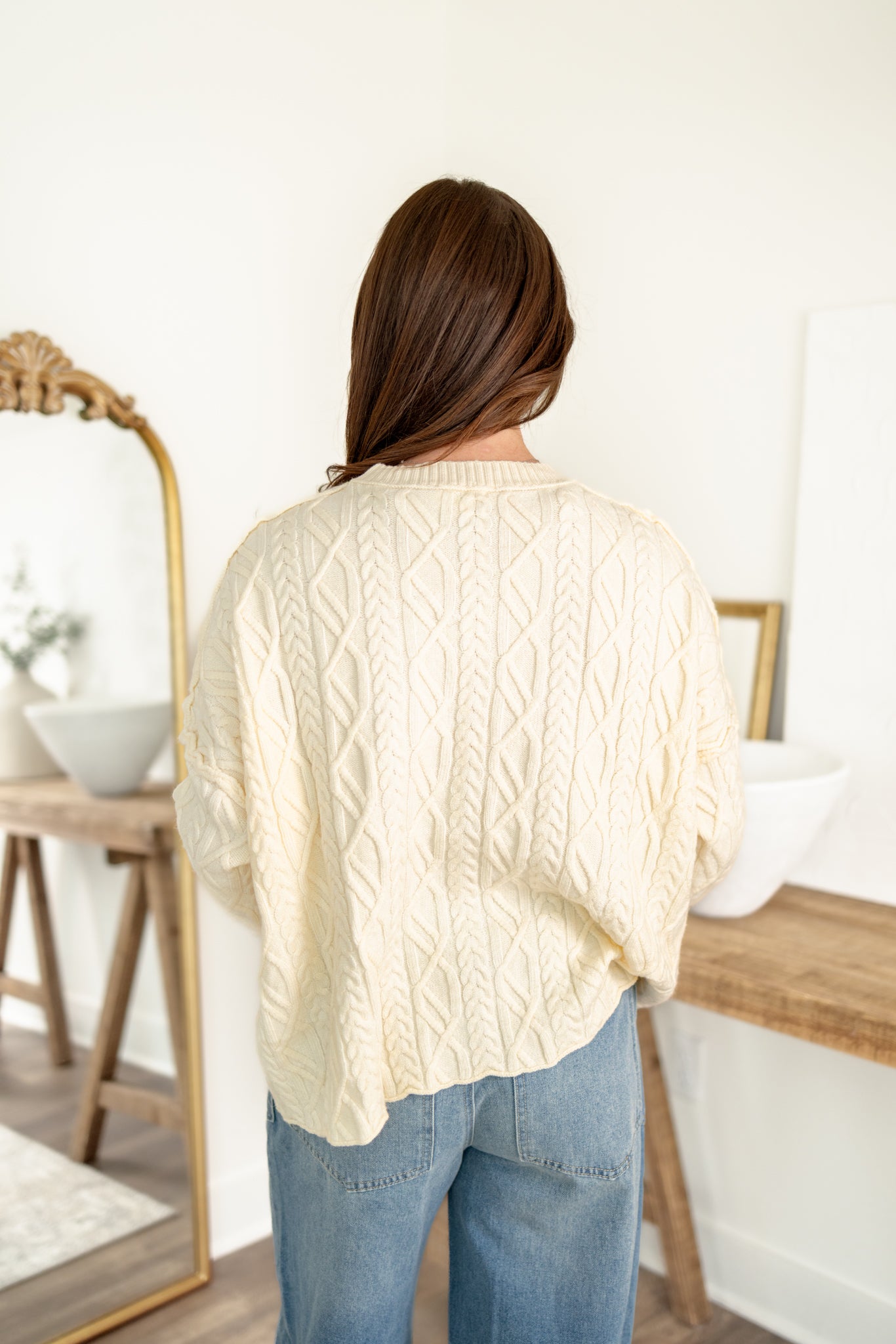 Claire Cable Knit Sweater