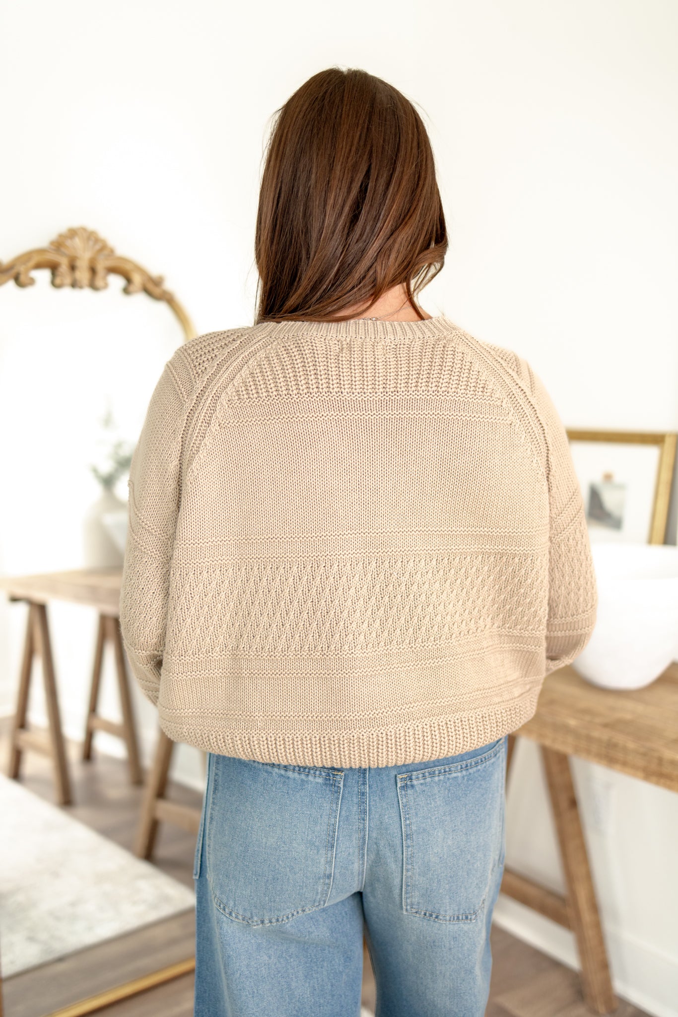 Boston Sweater | Taupe