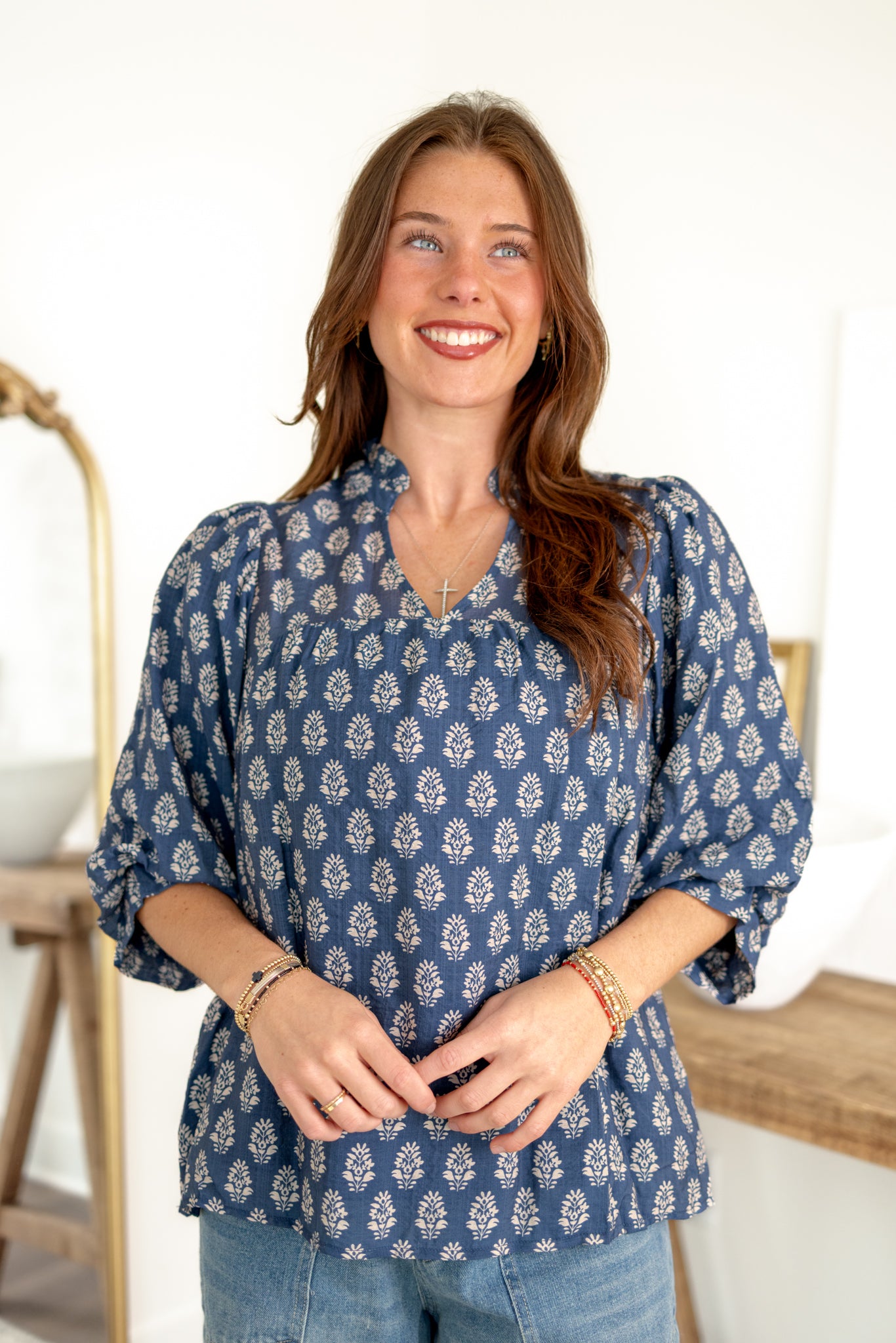 Laurel Blouse | Blue