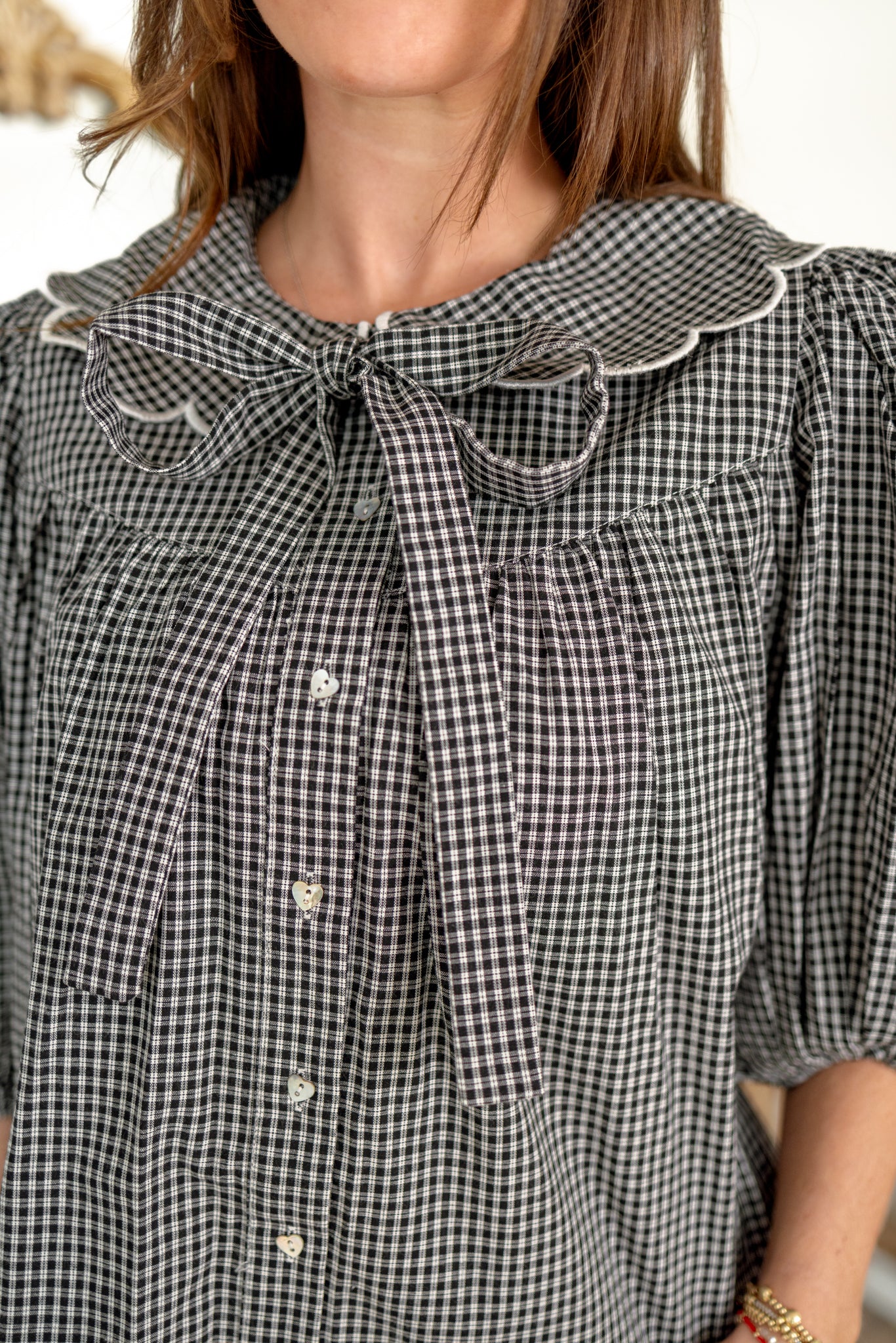 Margot Gingham Blouse