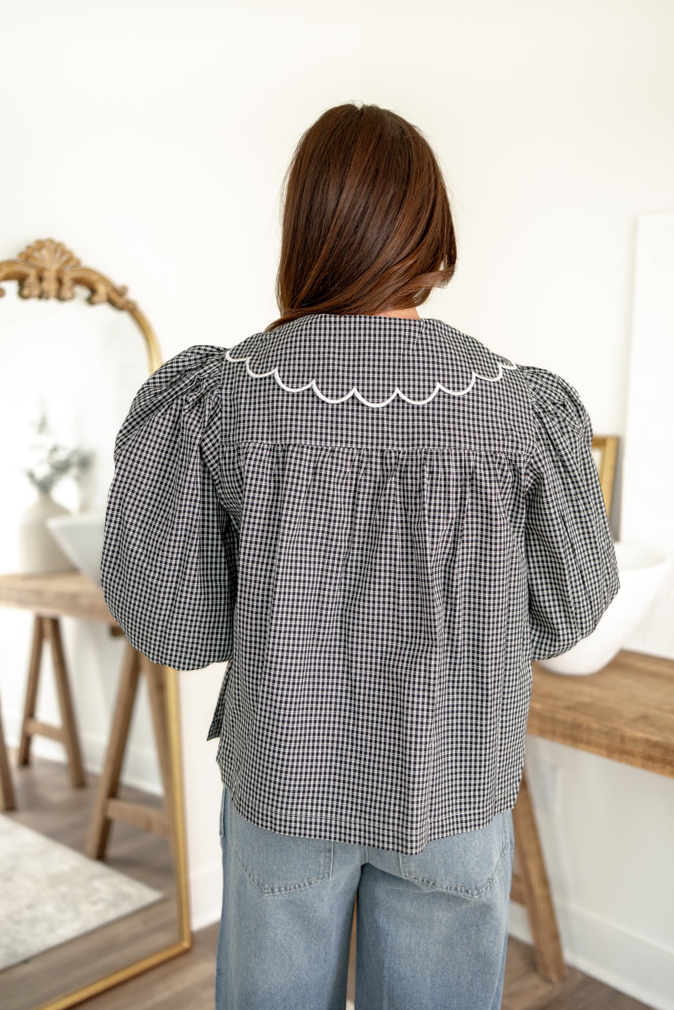 Margot Gingham Blouse