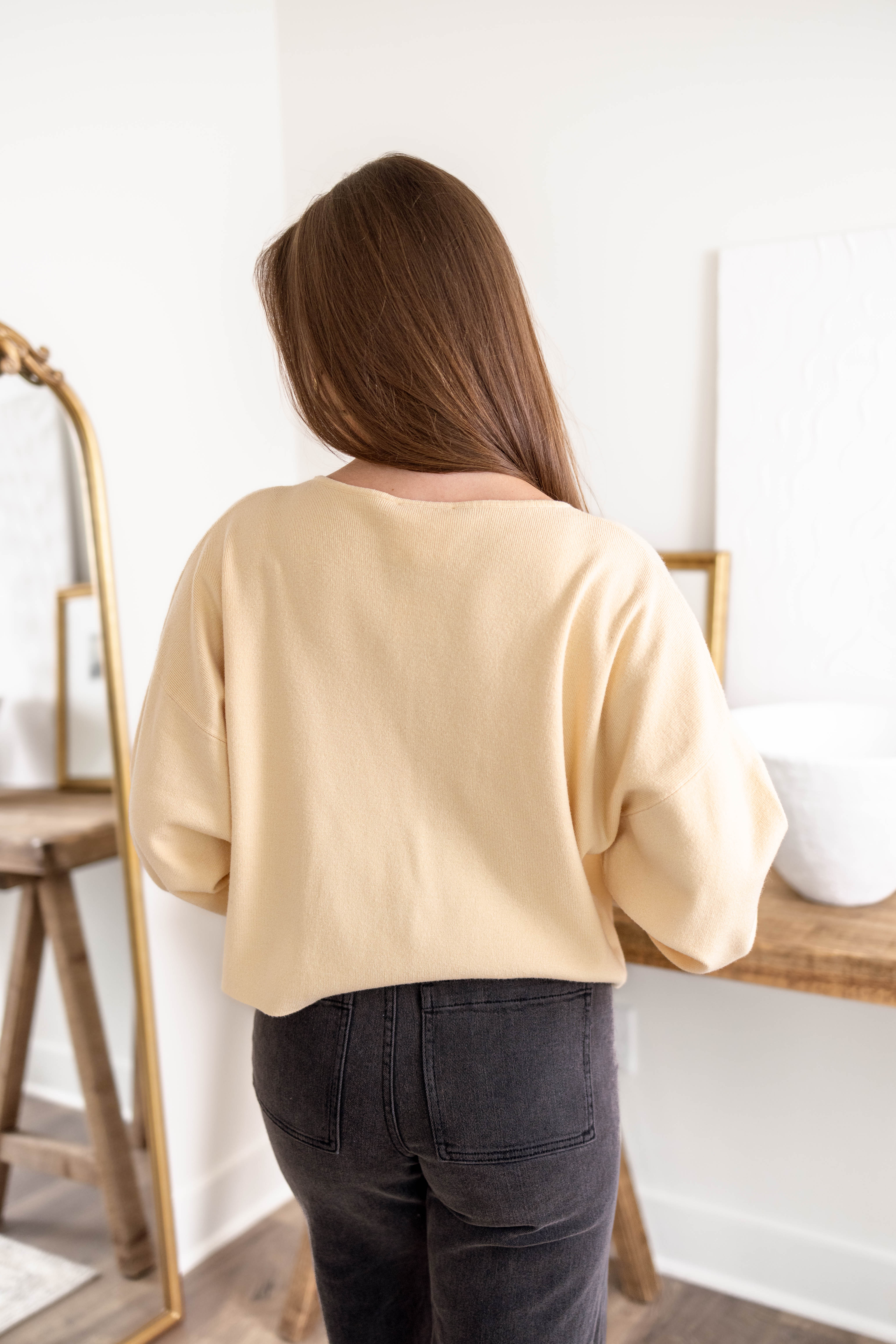 Harper Cardigan | Yellow