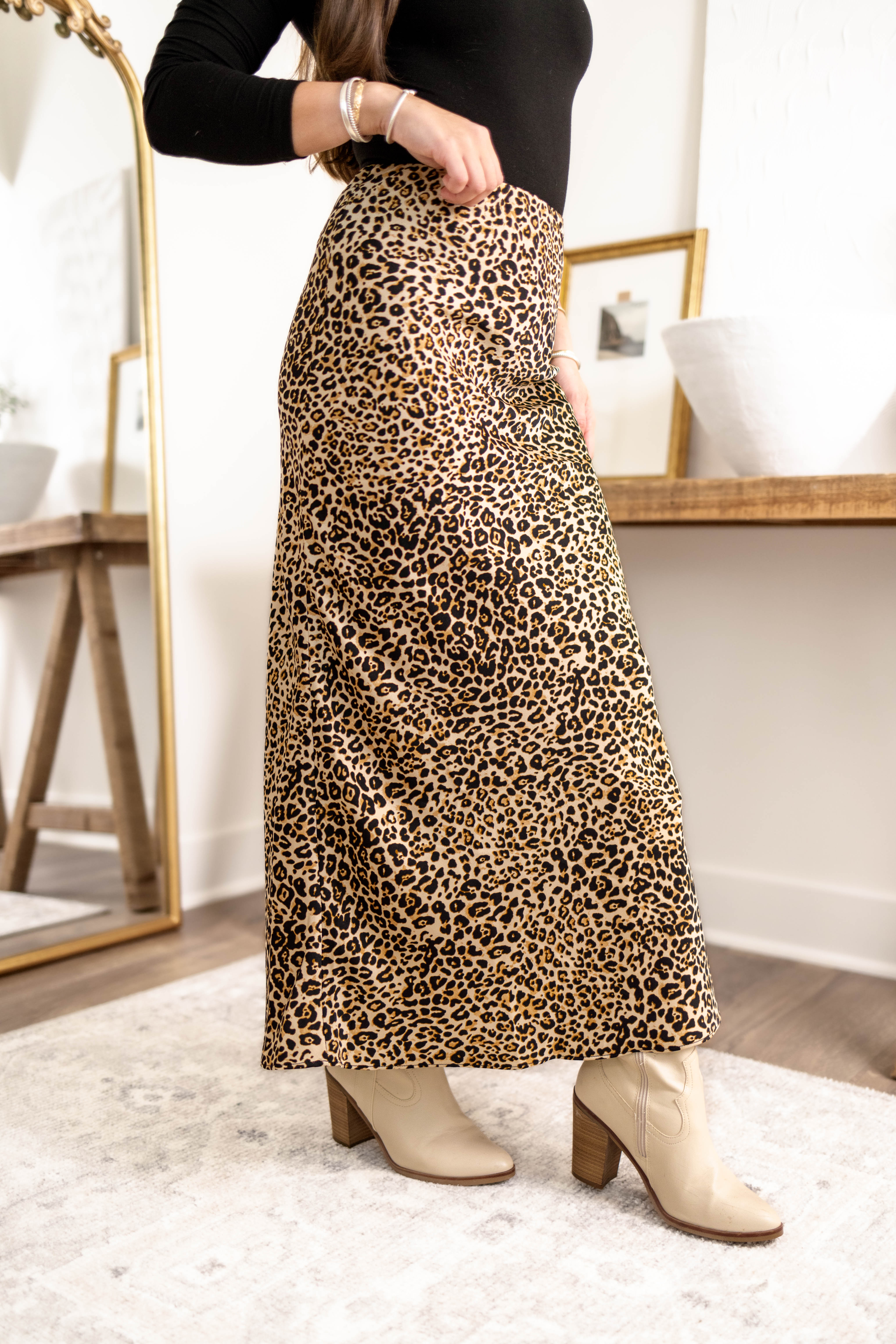 Leopard Maxi Skirt