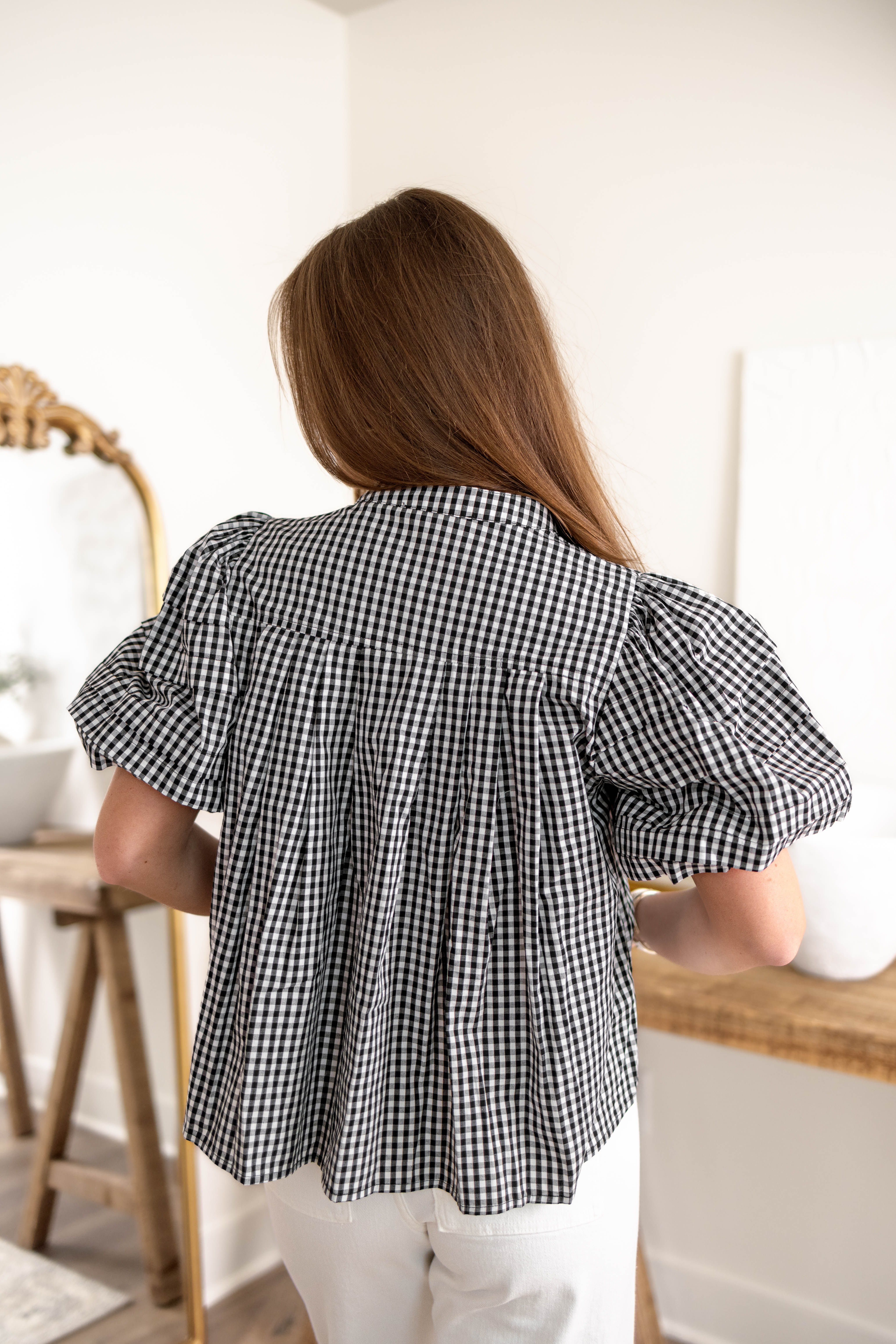 Harlow Gingham Blouse