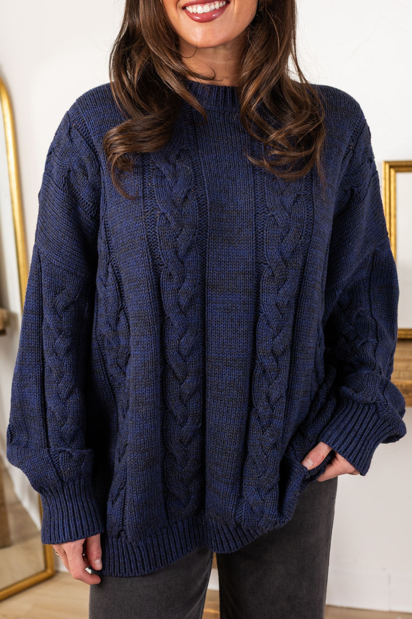 Capri Sweater | Navy