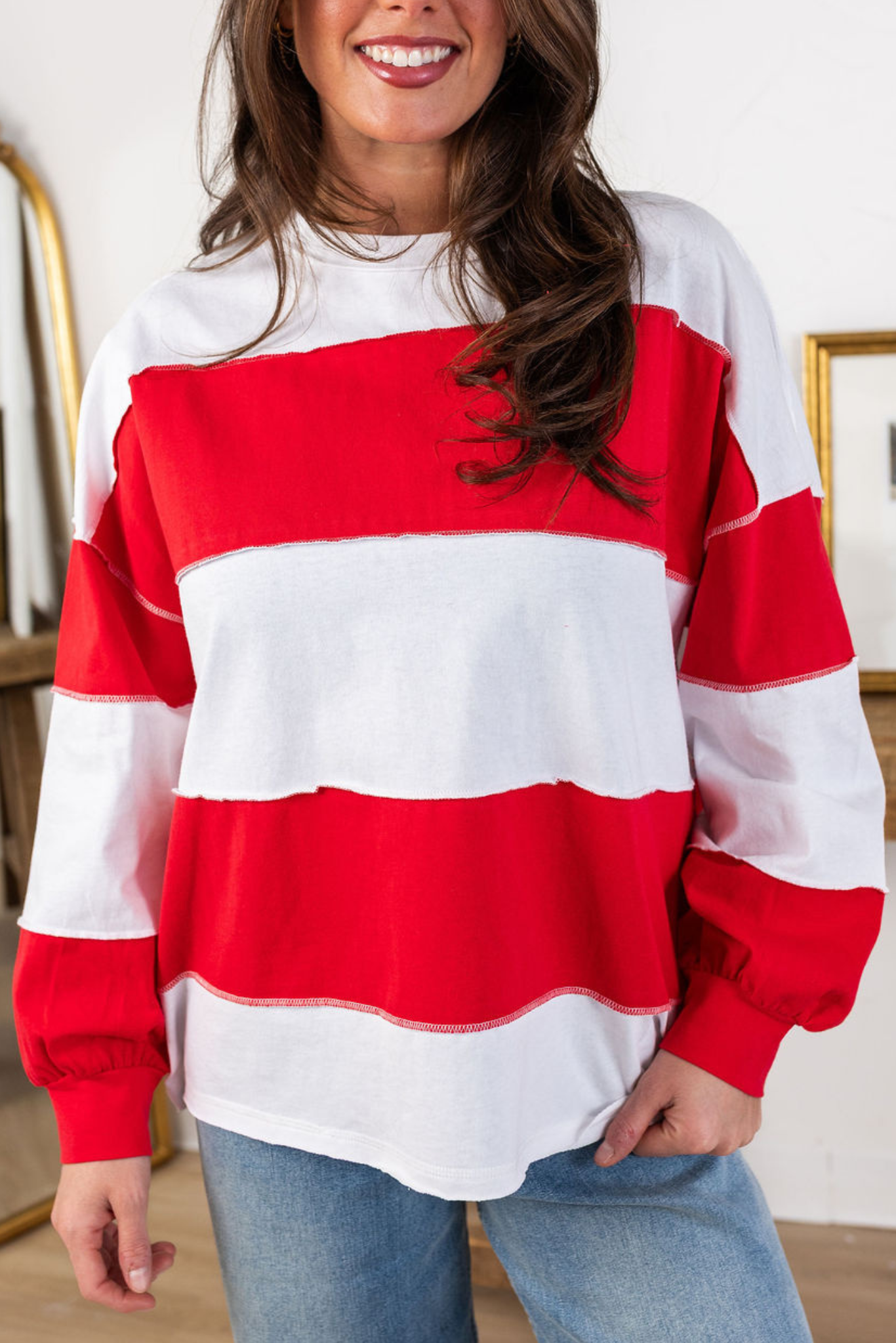 Olivia Pullover | Red