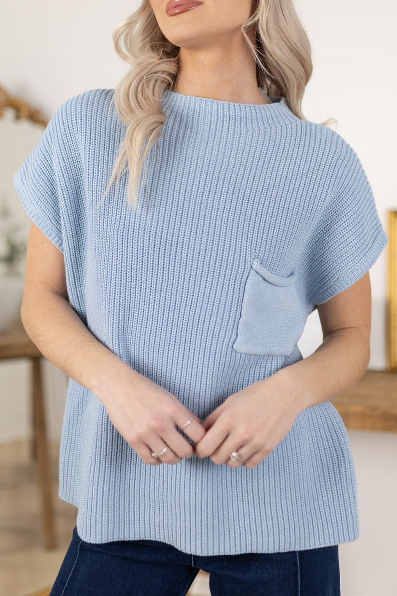 Julien Sweater Top | Blue