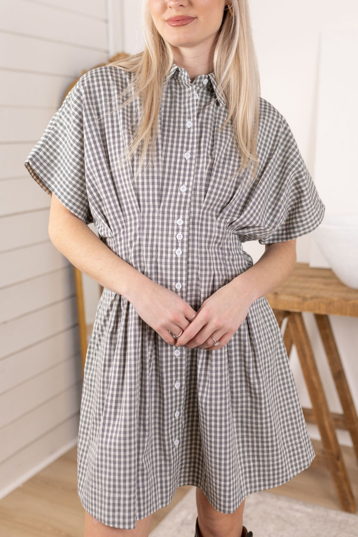 Alana Gingham Dress