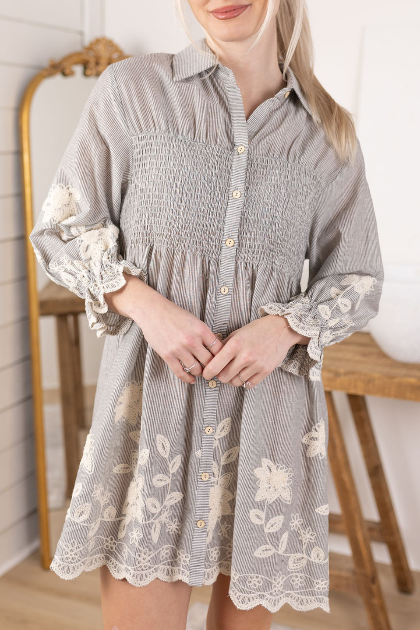 Maisie Embroidered Dress