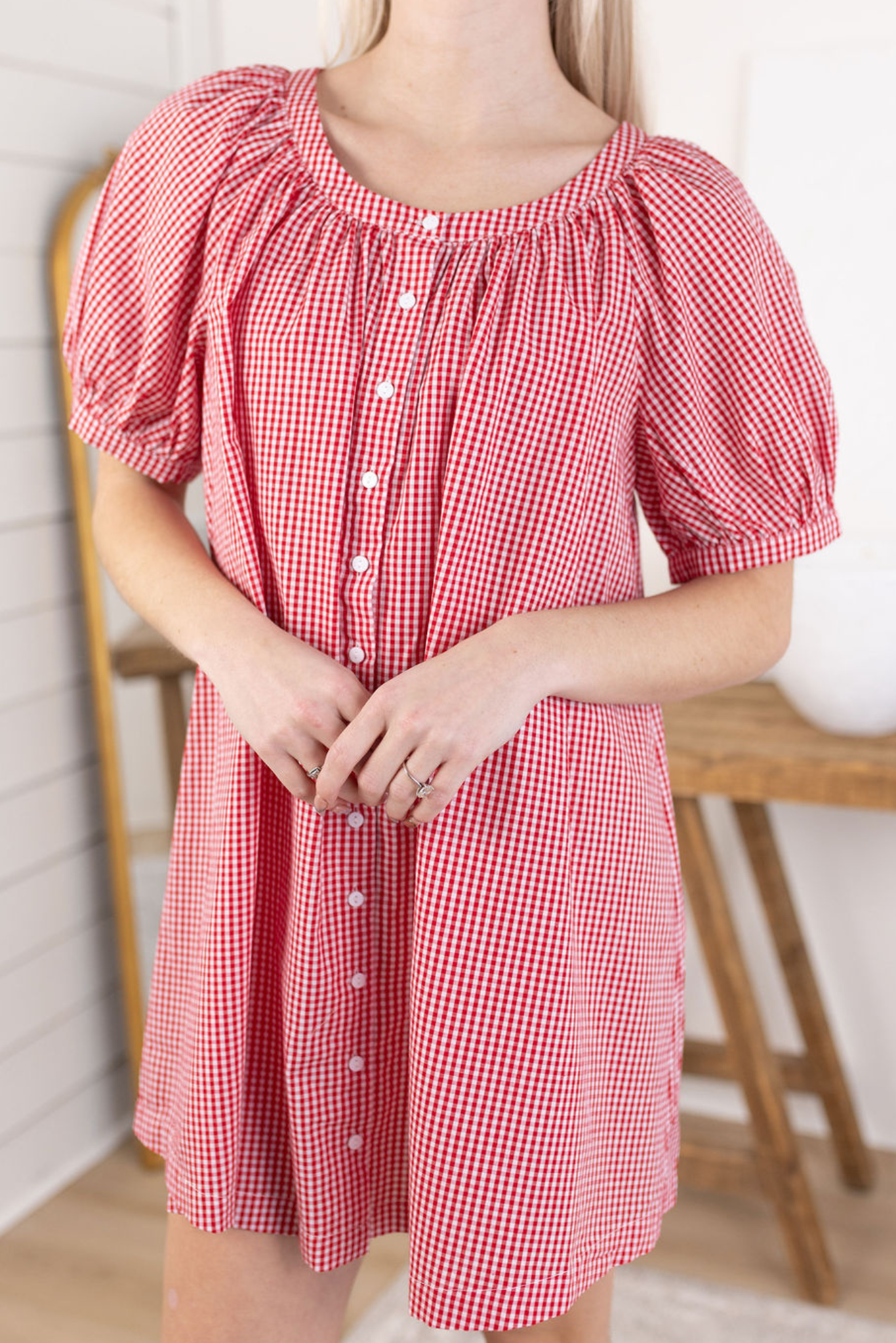 Margot Gingham Dress