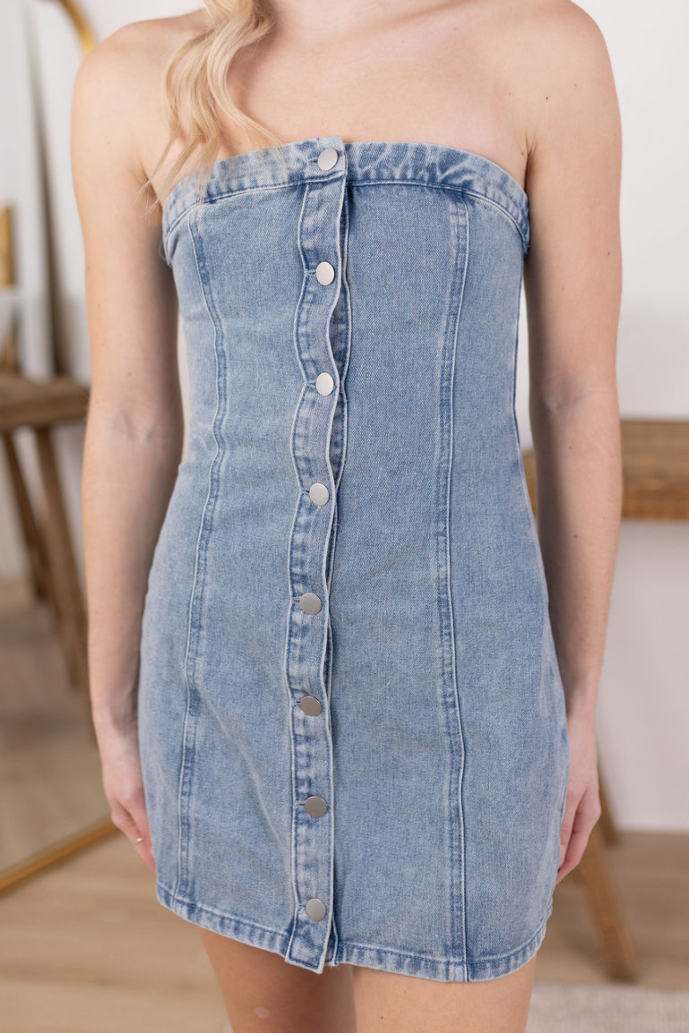 Collins Denim Dress