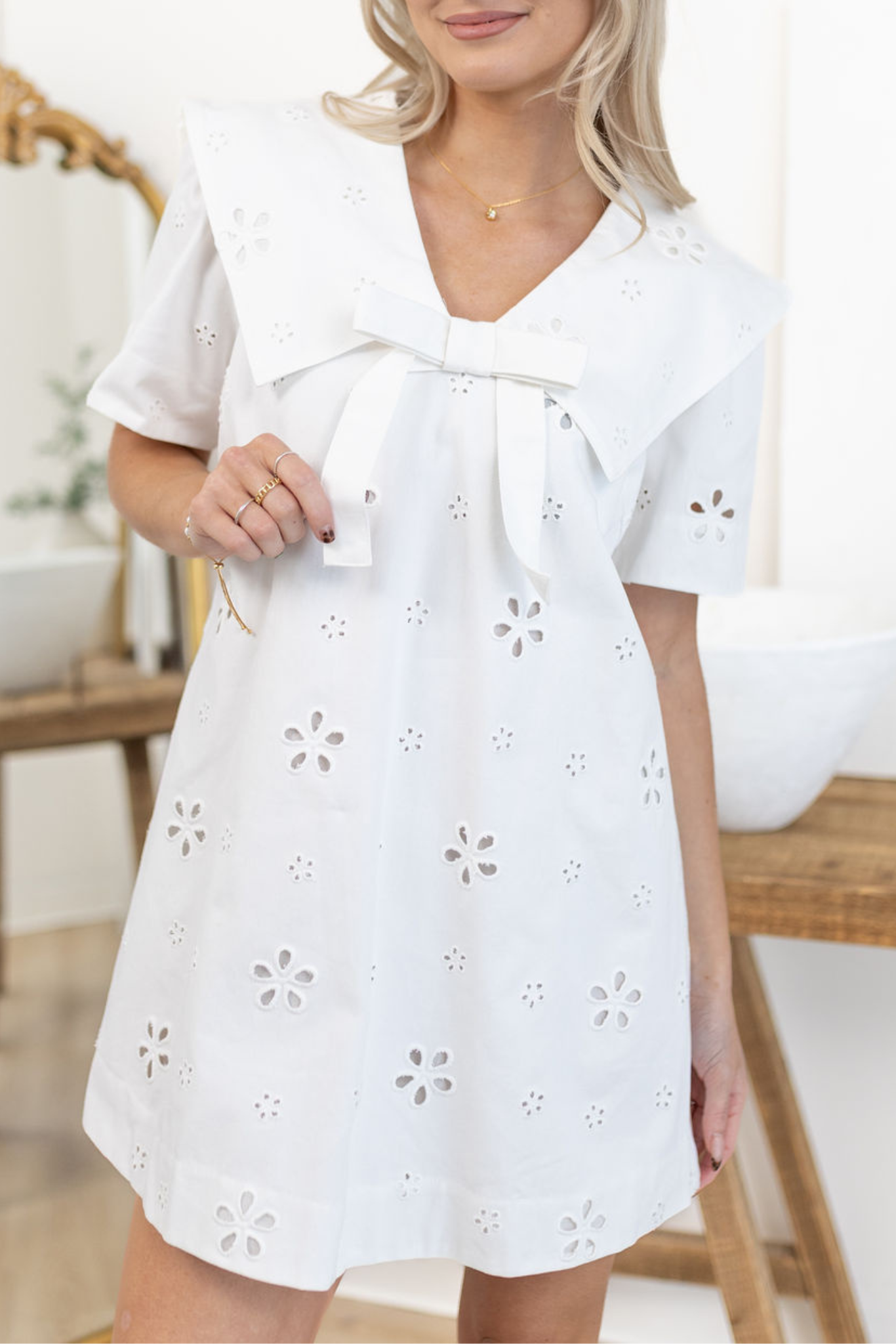 Emma Eyelet Dress