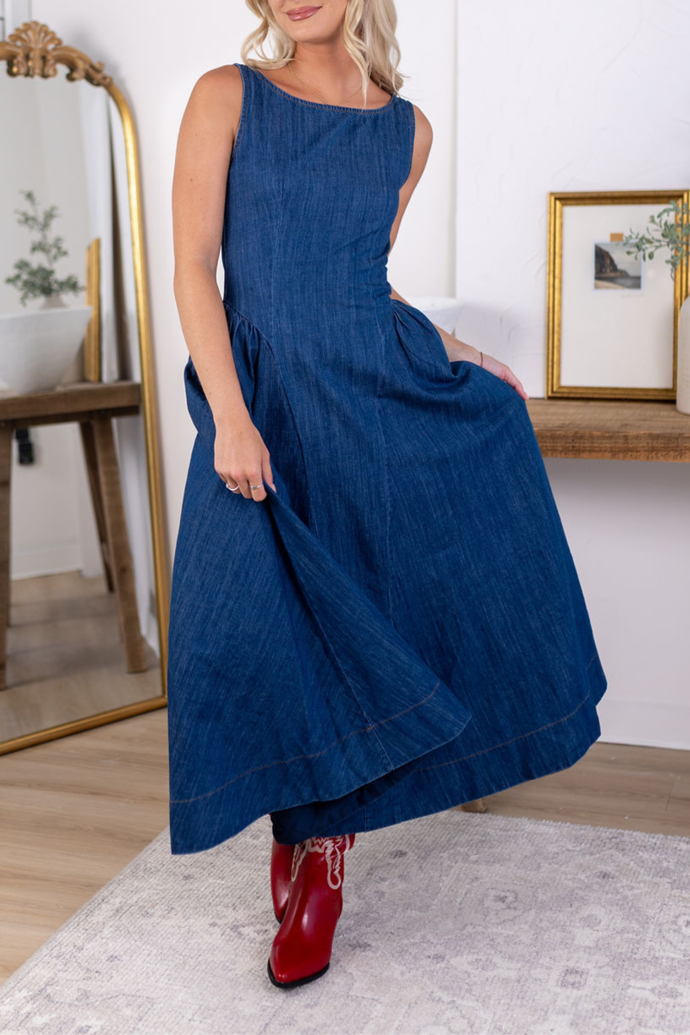 Wren Denim Dress