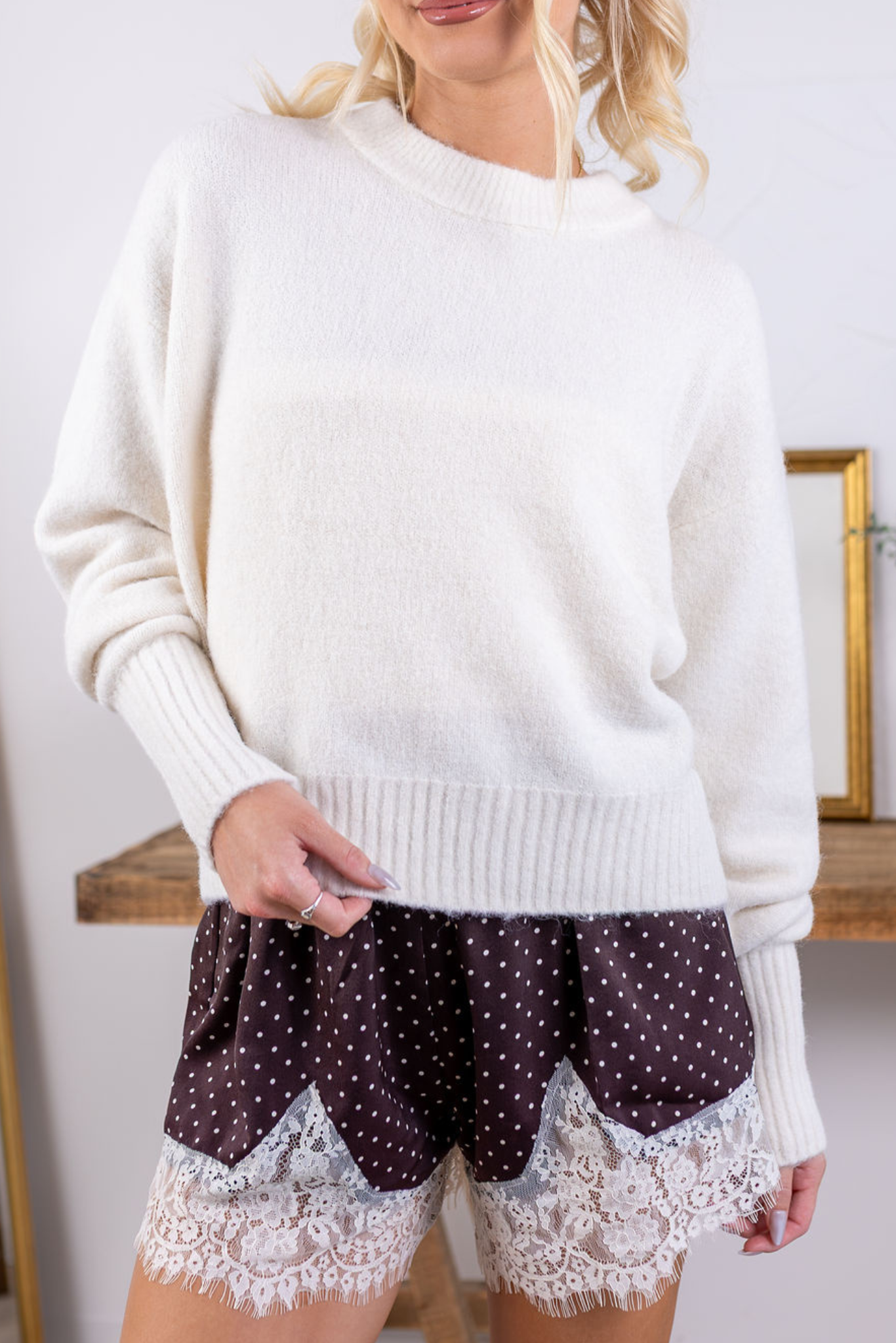 Ecru Sweater