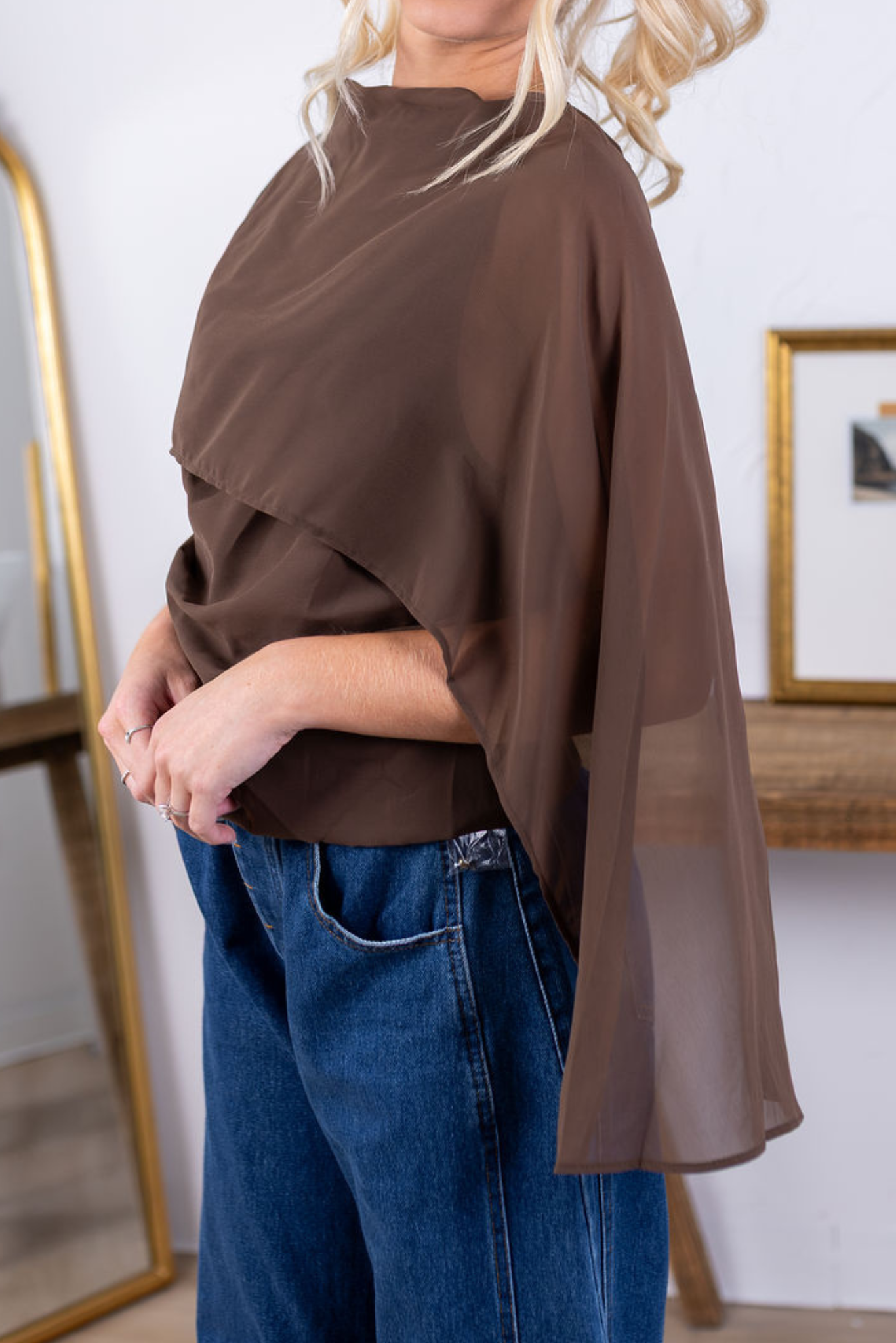 Stella Blouse | Brown