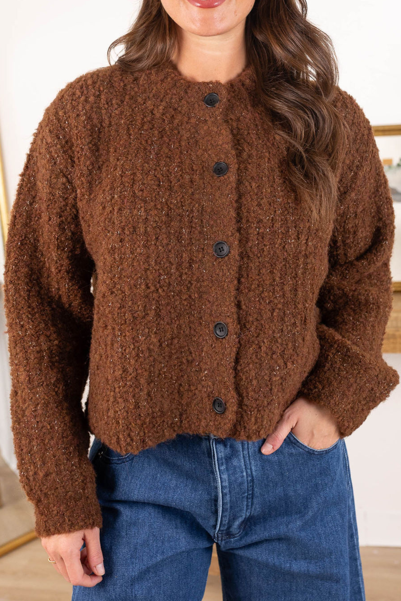 Aspen Cardigan | Brown